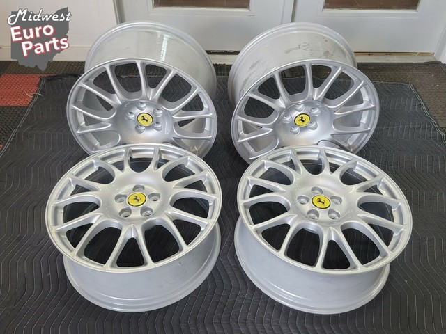 Oem Genuine 19 Ferrari Challenge Stradale Bbs Wheels Rims F430 360 Silver For Sale Online Ebay