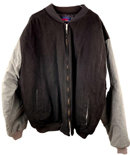 Vintage Laborers International Union 255 Black Bomber Jacket King Louie Size 4XL - Picture 13 of 16