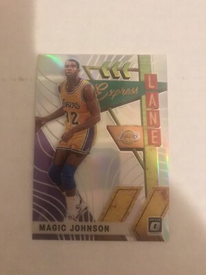 【Magic Johnson】PSA10 Express Lane Gold 2019-20 Panini Donruss Optic - Express Lane Magic Johnson #20 Holo