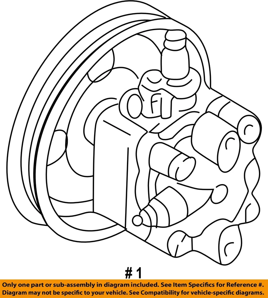 Bomba de dirección asistida usada se adapta a: Dodge Stratus Cpe 2005 2,4 grado A Foto 2 de 3