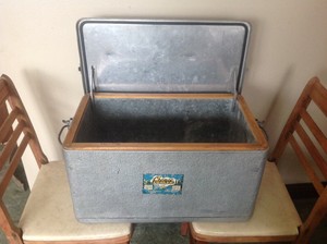Vintage Camping Cronco Cooler Mid Century Trailer Fishing 