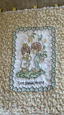 Hanging Quilt Precious Moments 30  x40  Handmade Quilted