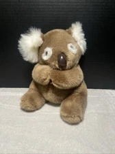 Vintage Imagems Plush Brown Koala Stuffed Animal Hands Hook & Loop Toy Lovey 9"