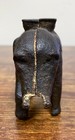 Antique Cast Iron Elephant Bank Still Coin Bank Circus Style Vintage — photo 4