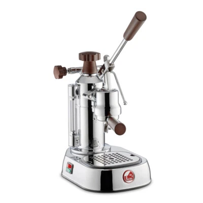 La Pavoni Europiccola ELH Espressomaschine Handhebel Holzgriffe Siebträger - Bild 1 von 3