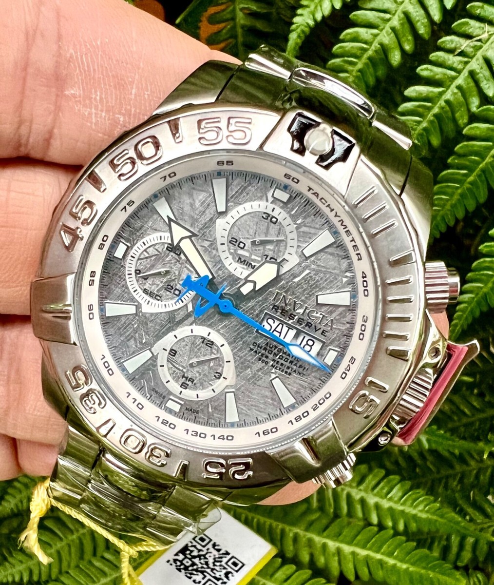 Invicta Men 10489 New Subaqua Noma II Swiss Valjoux 7750 Meteorite