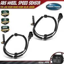 2x Rear Abs Wheel Speed Sensor For Land Rover Range Rover Velar Jaguar F-pace