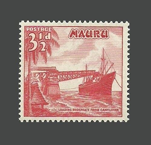 Nauru Stamps 1954 -1964 Local Motives - 3½d Stamp - MNH - Picture 1 of 1