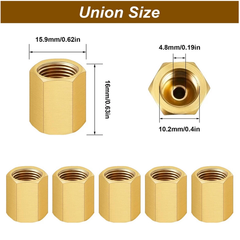 Conjunto de 24 peças de acessórios de linha de freio invertidos para carro 1/4" 7/16-24 com uniões de latão - Imagem 3 de 4