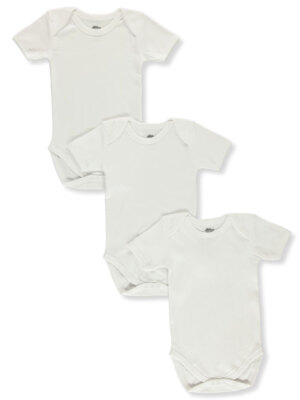 First Essentials Baby Unisex 3-Pack Bodysuits ''100% cotton''