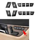 12pcs Matte Black Memory Seat Door Lock Button Cover Fits 10-16 W212 E350 E63