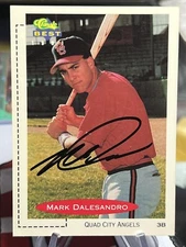 1991 Classic Best Mark Dalesandro #259 Autographed Quad City Angels Auto Signed