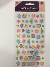 EK Success Sticko Vellum Stickers Teeny Tiny Flowers