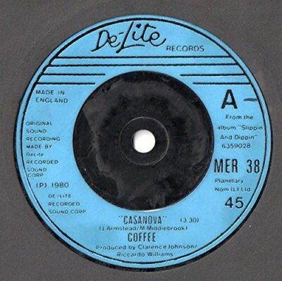 Coffee - Casanova / A Promise - De-Lite Records [Vinyl] Coffee