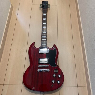 Electric Guitar Epiphone by Gibson SG Type 2001 Cherry with Electric Guitar Epiphone by Gibson SG Type 2001 Cherry with