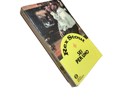 OSCAR MONDADORI # 1875 - REX STOUT - SIX FOR ONE - BLACK WOLFE - 1986 - TOP