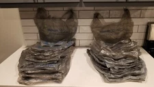 45  Walmart Plastic Grocery Bags Single Use Reuse Shopping Gray Arts Craft Trash