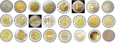 2 EURO COMMEMORATIVI 2005-2024 FIOR DI CONIO DA ROTOLINO /FOLDER   PERFETTI