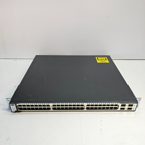 Cisco WS-C3750G-48TS-E 48 Gigabit Ports Layer 3 Switch 3750G-48TS-E ios 15.0 - Picture 6 of 6