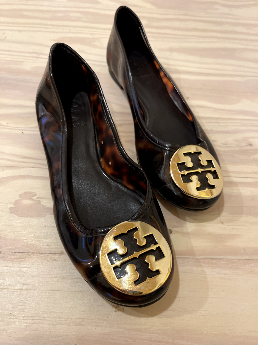 Tory Burch Tortoise Jelly Flats