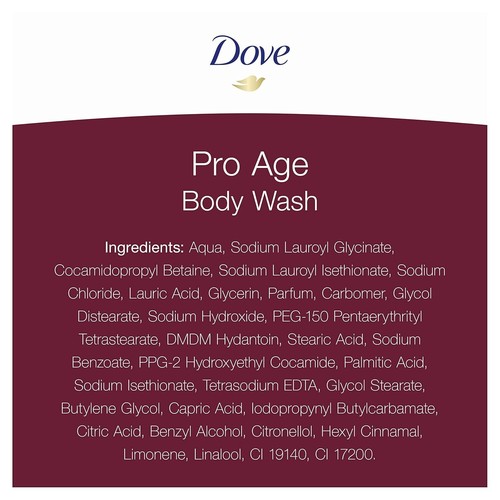 Dove Pro Age Body Wash Rich Nourishment for Mature Skin 450ml Vegan - Picture 6 of 6