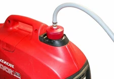 Extended Run Fuel Gas Cap Red For Honda Generator EU2000i EU2200i 1/4"NPT Line