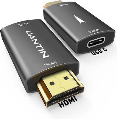 USB C Female to HDMI Male Adapter | 4K 60Hz Uni-Directional USB Type C 3.1 Sourc