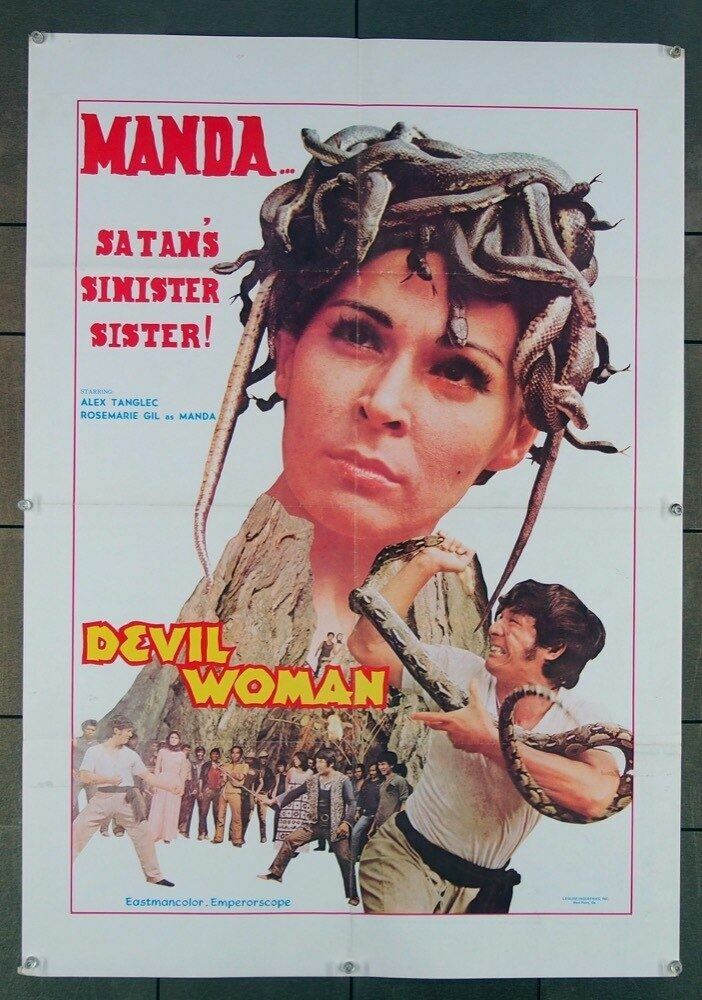 MANDA VS. KUNG FU (DEVIL WOMAN) 27448 Martial Arts Movie Poster ...