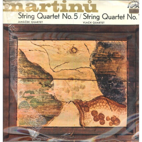 Martinu, Janácek, Vlach Quartet LP Vinyl String Quartet No. 5, No. 7 / SUA1042