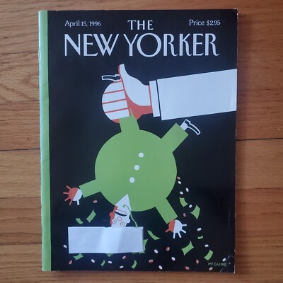 New Yorker Magazine Richard McGuire The Shakedown NYC Mail Bomber April 15 1996