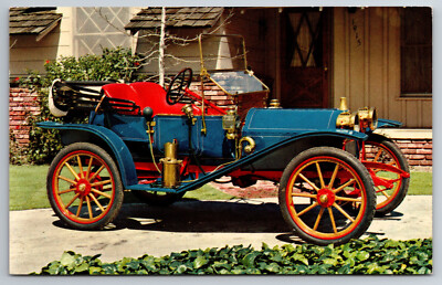 Vintage Postcard Car 1910 Hupmobile Runabout Galen Boyer Motors MO ~7035
