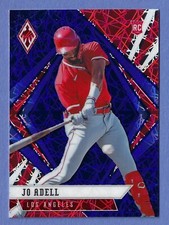2021 PANINI CHRONICLES PHOENIX BLUE VELOCITY PARALLEL ROOKIE #7 JO ADELL ANGELS 