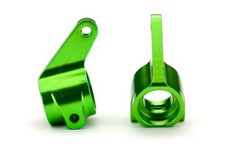 Traxxas Rustler/Stampede/Bandit Green Anodized Aluminum Steering Blocks : 3636G