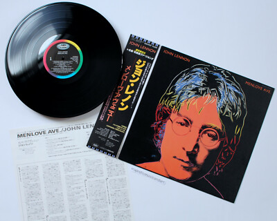 ORIGINAL JAPAN ANDY WARHOL ART COVER JOHN LENNON VINYL LP NEAR