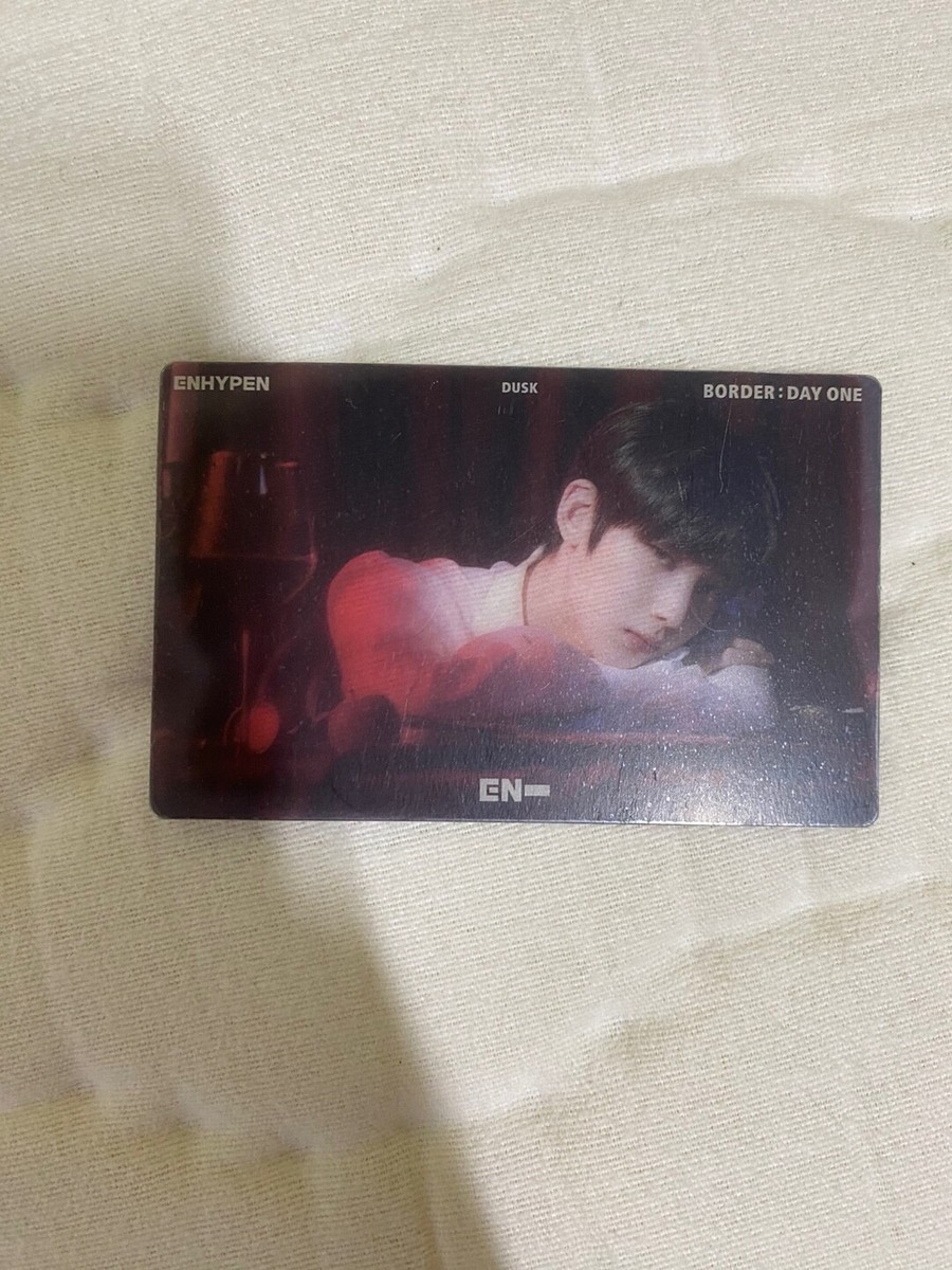 ENHYPEN ニキ BORDER:DAY OEN m2u ラッキードロー Enhypen Niki Border Day One M2U Lucky Draw Transparent Paper