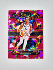 2024 Panini WNBA Select Concourse Pink Cracked Ice Chelsea Gray #94
