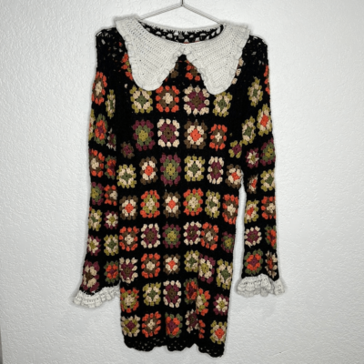 New Celia B Baswood Dress Crochet Mini Black XS | eBay