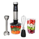 MegaChef 4 in 1 Multipurpose Immersion Hand Blender w Speed Control & Accessorie