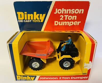 ディンキー Dinkey Johnson 2Ton Dumper DINKY TOYS JOHNSON 2 Ton Dumper Truck with DRIVER - No. 430 - NOS