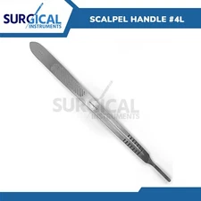 Scalpel/BP Handle #4L Surgical ENT Veterinary Instrument Stainless German Grade