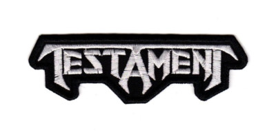 Testament Embroidered Sew-on Patch | Legacy American Thrash Metal Band Logo