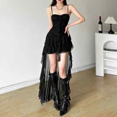 Women Dress Clothes Sweetheart Sleeveless Hem Dress Club Party Dresses | eBay Women Dress Clothes Sweetheart Sleeveless Hem Dress Club Party Dresses | eBay