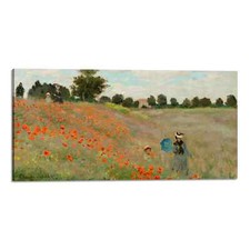 Quadro stampa su tela con vernice effetto dipinto - claude monet