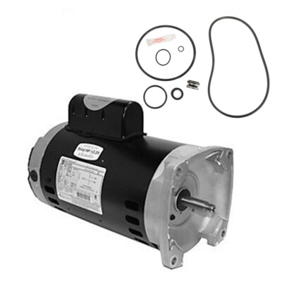 Puri Tech Repl Motor Kit Sta-Rite Max-E-Pro 1.5HP P6R6F-207L SQ1152 w/GO-KIT-79