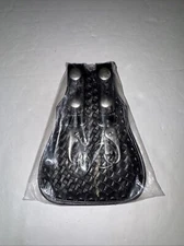 Premier Emblem and Insignia Double Key Scabbard, Black, Basketweave, Silver