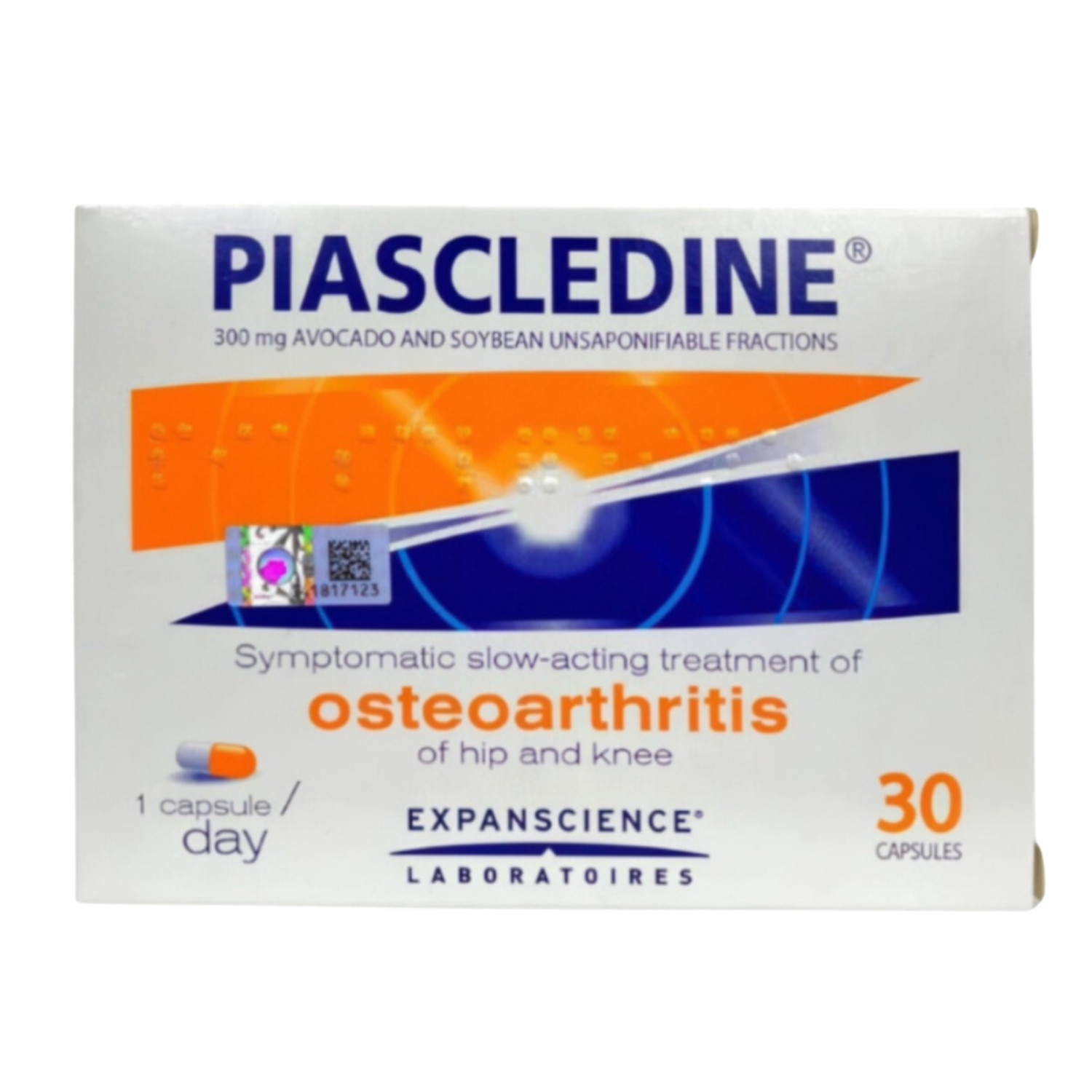 Piascledine 300mg 30`s Capsules Anti rheumatic Osteoarthritis Joint Pains New