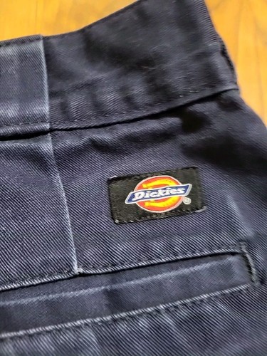 Vintage Dickies Cargo Shorts 34"x 12" Blue Cotton 80's 12" Rise Loose Fit Venice - Picture 9 of 10