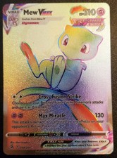 Pokemon Mew VMAX Secret 268/264 SWSH08 Fusion Strike Holo