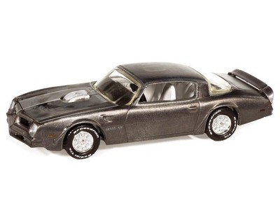 1976 Pontiac Firebird T/A ''Barn Finds'' Gray 1/64 Diecast Car - Auto World