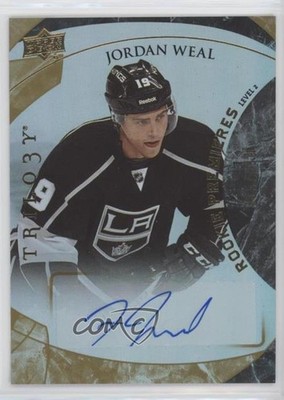 2015-16 Upper Deck Trilogy Rookie Premieres /399 Jordan Weal #215 Auto 0a4